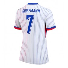 Frankrike Antoine Griezmann #7 Bortatröja Dam EM 2024 Korta ärmar